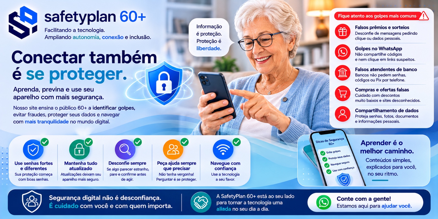 Segurança digital e prevenção contra golpes e riscos online.