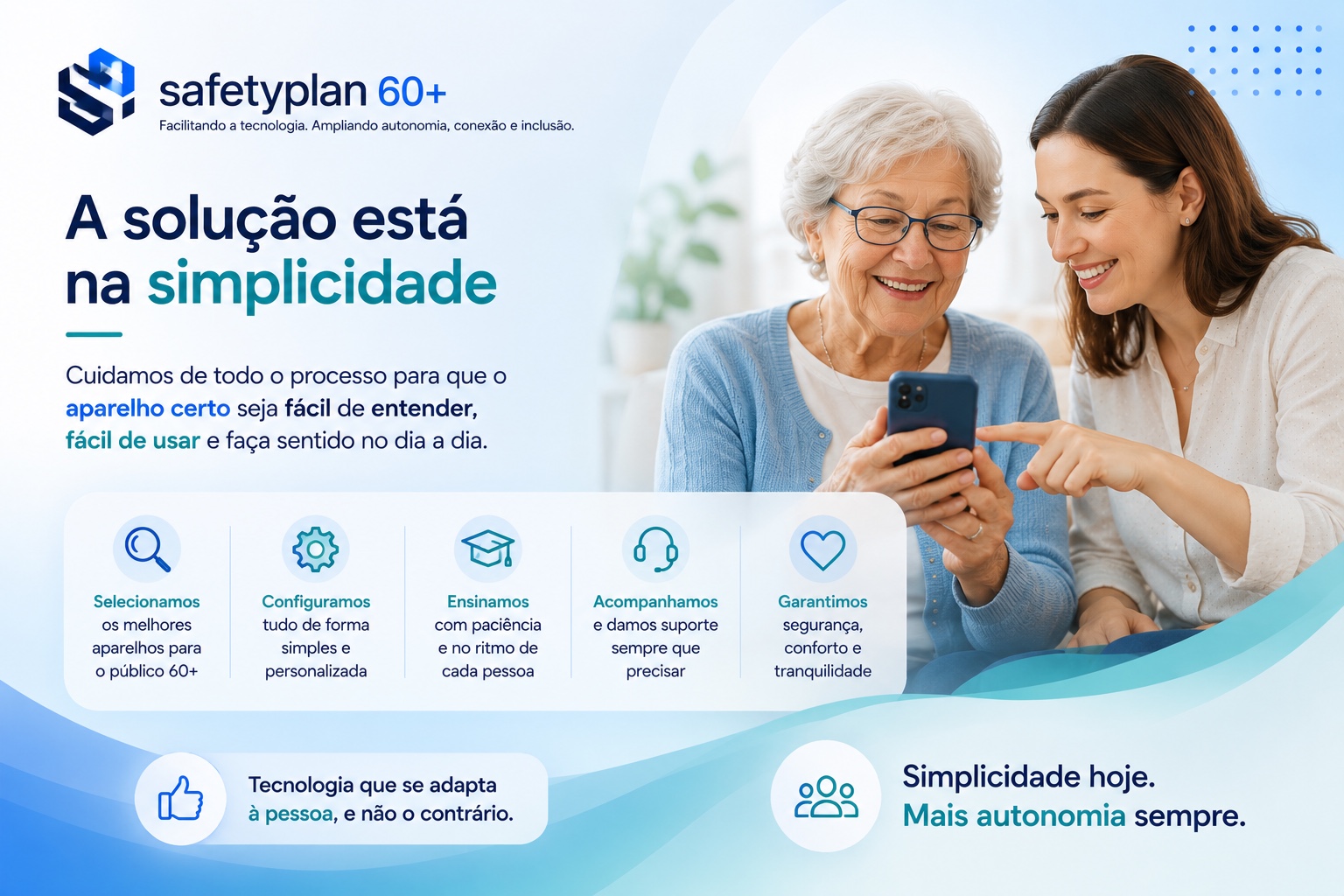 Soluções digitais mais simples, humanas e acessíveis.