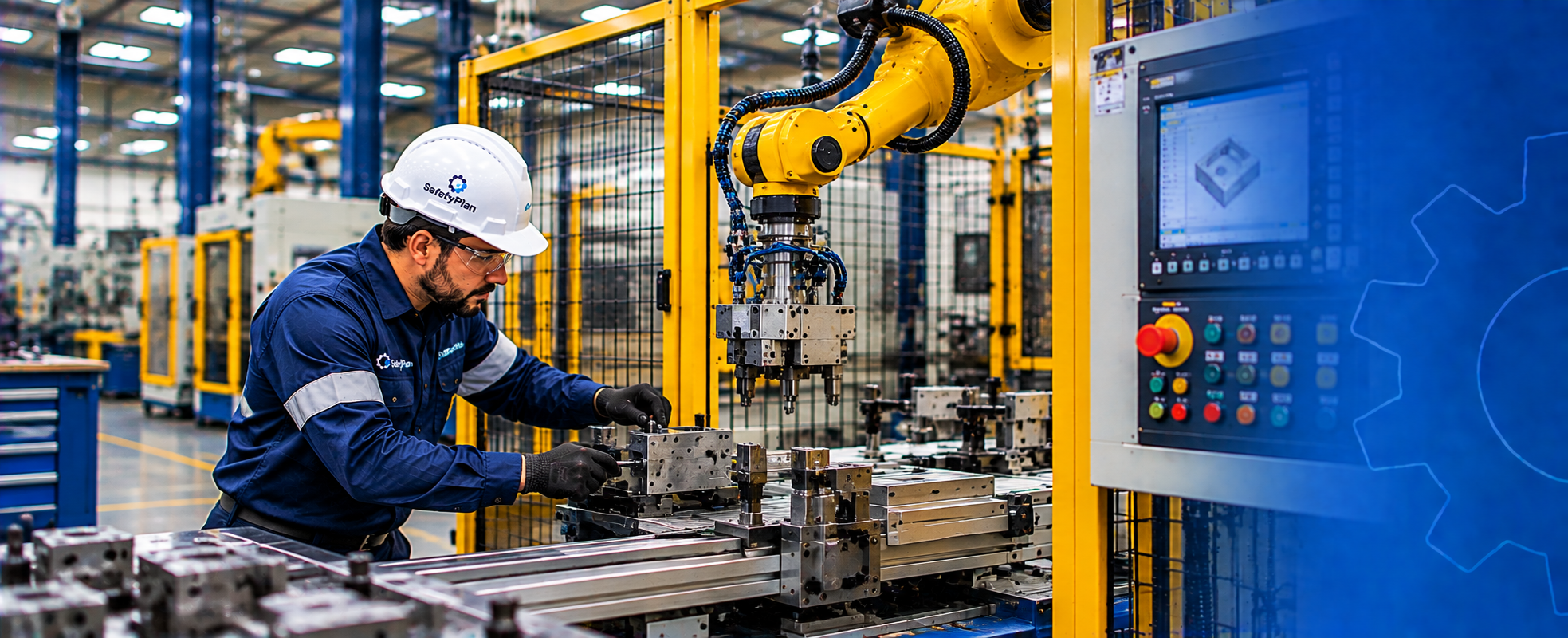 Adequação NR12 de Célula Robotizada / Robô Industrial pela SafetyPlan