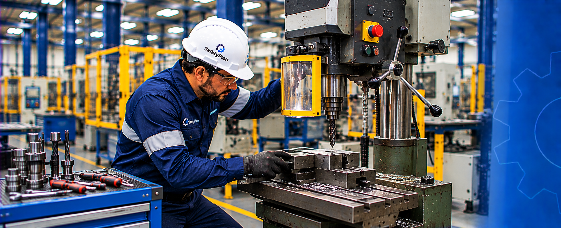 Adequação NR12 de Furadeira de Coluna / Bancada pela SafetyPlan