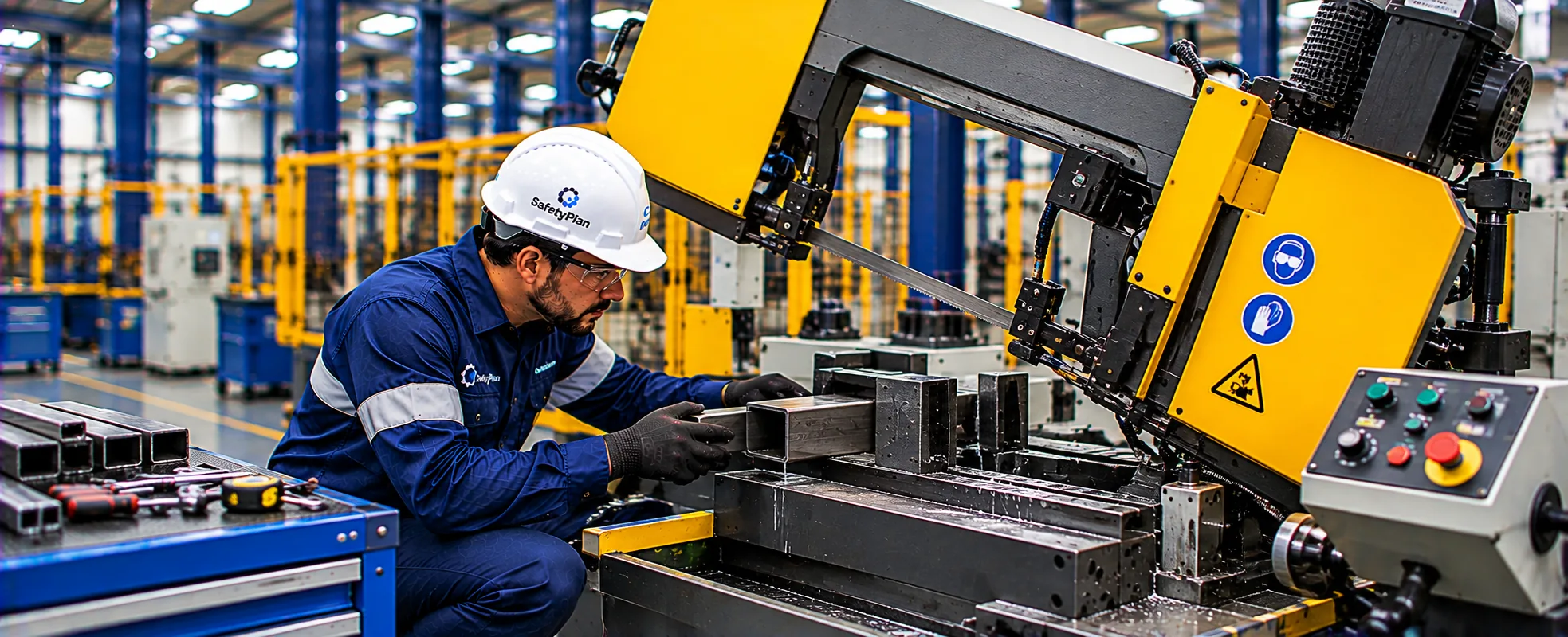 Adequação NR12 para Serra Fita Horizontal - SafetyPlan