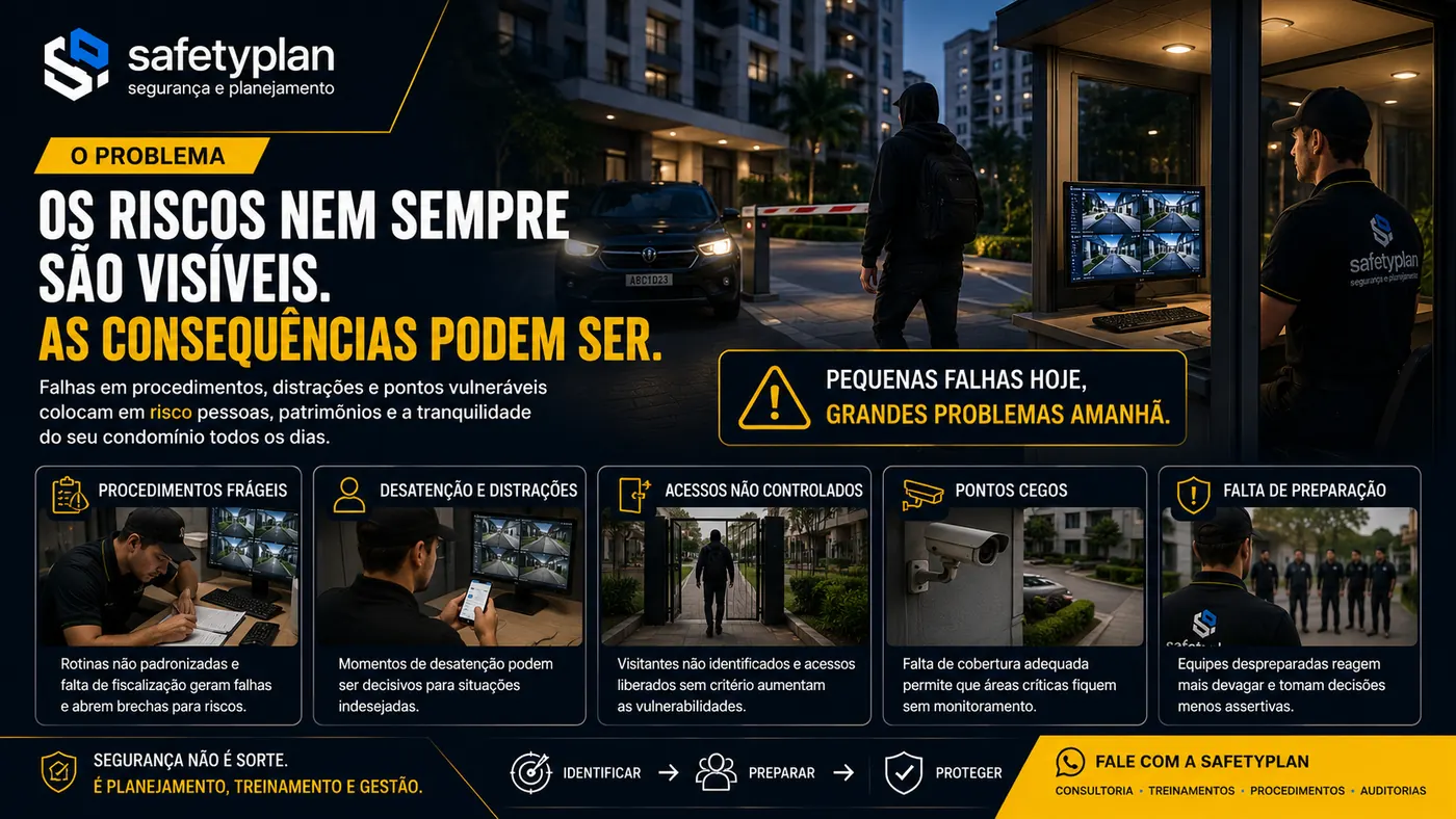 Falhas de segurança em condomínios, portarias e controle de acesso