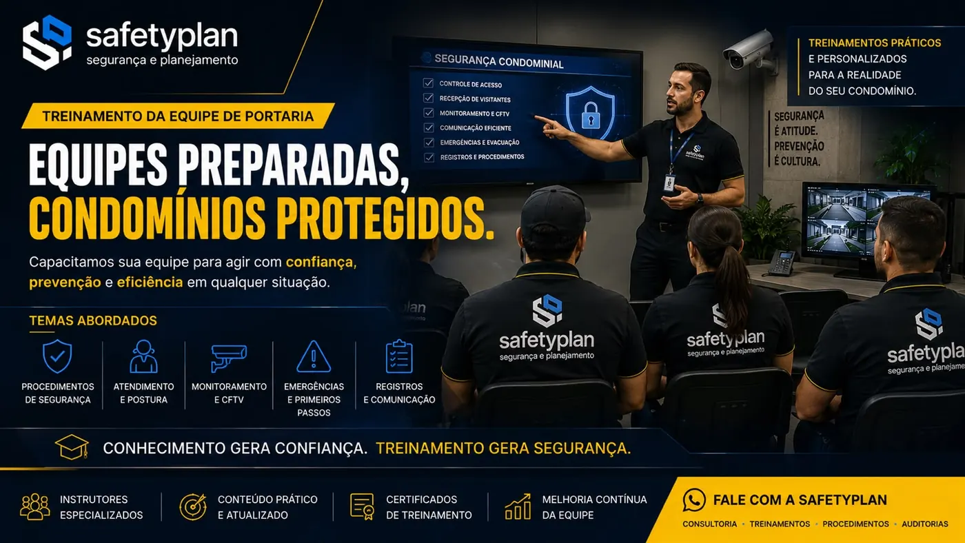 Treinamento de porteiros, controladores de acesso e zeladores em Vinhedo