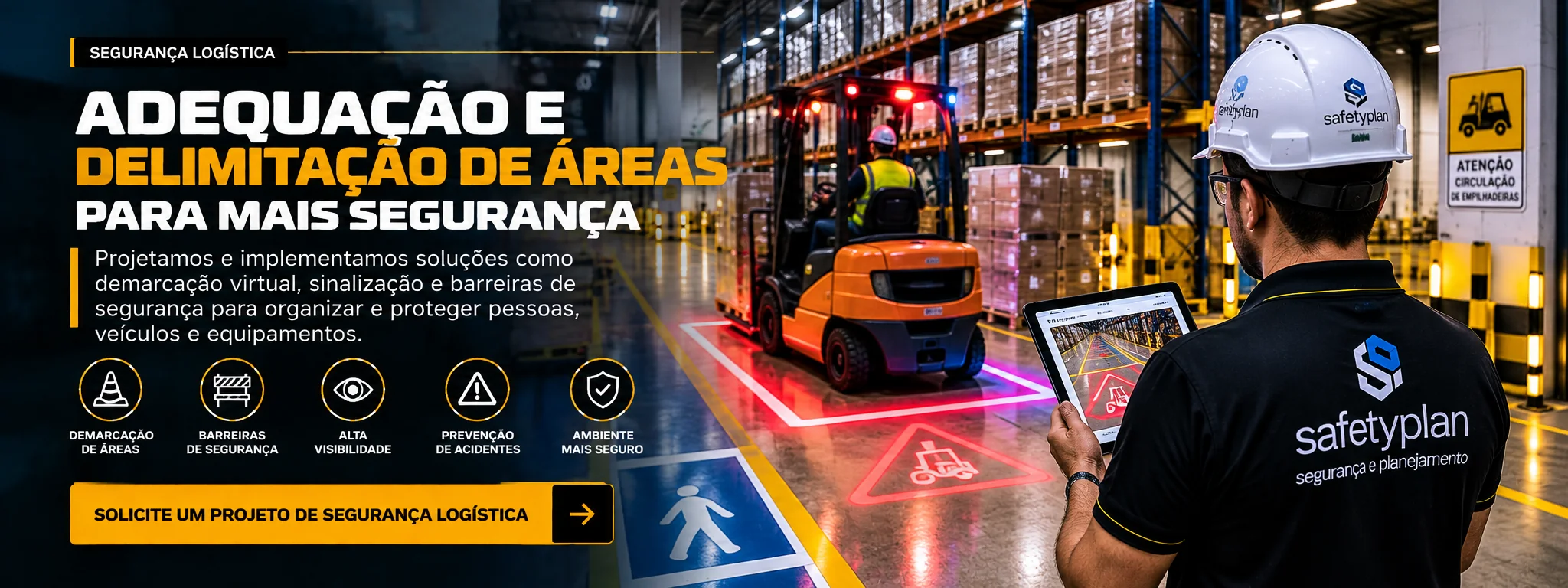 Adequação e delimitação de áreas logísticas