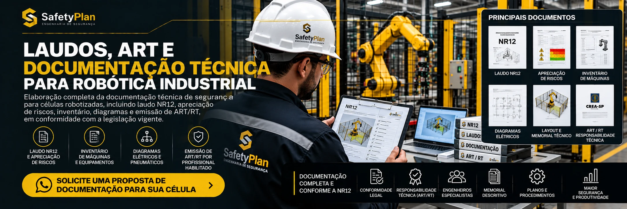 Laudos, ART e Documentação Técnica em Campinas - SafetyPlan