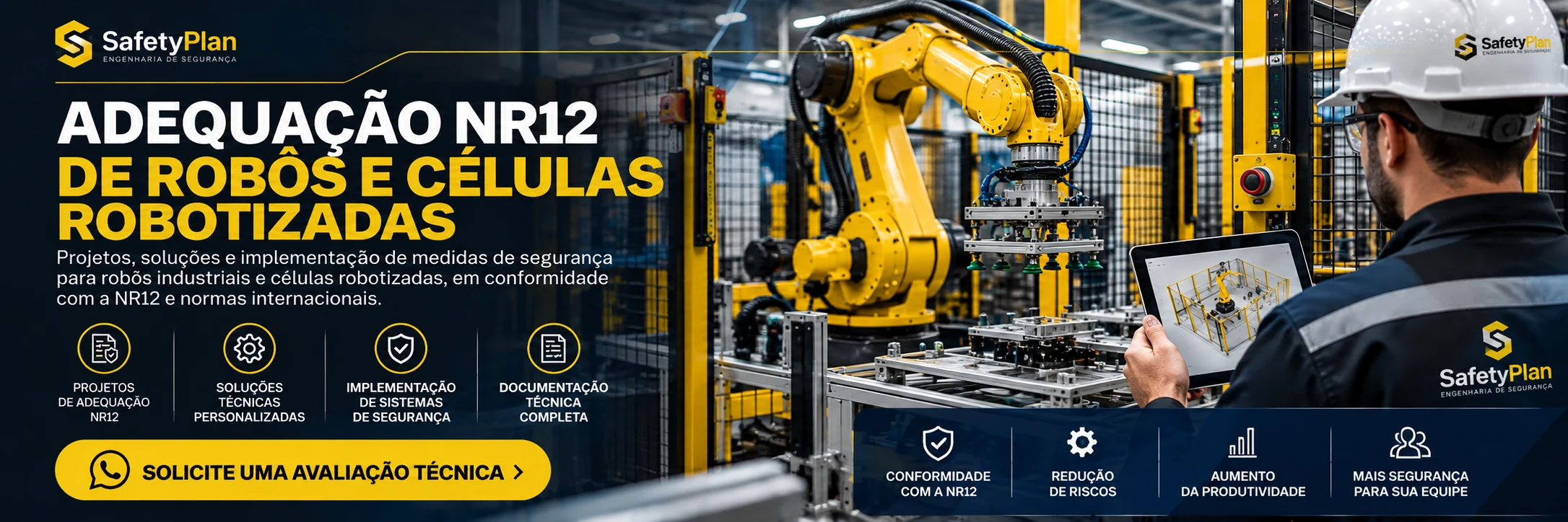Adequação NR12 de Robôs e Células Robotizadas