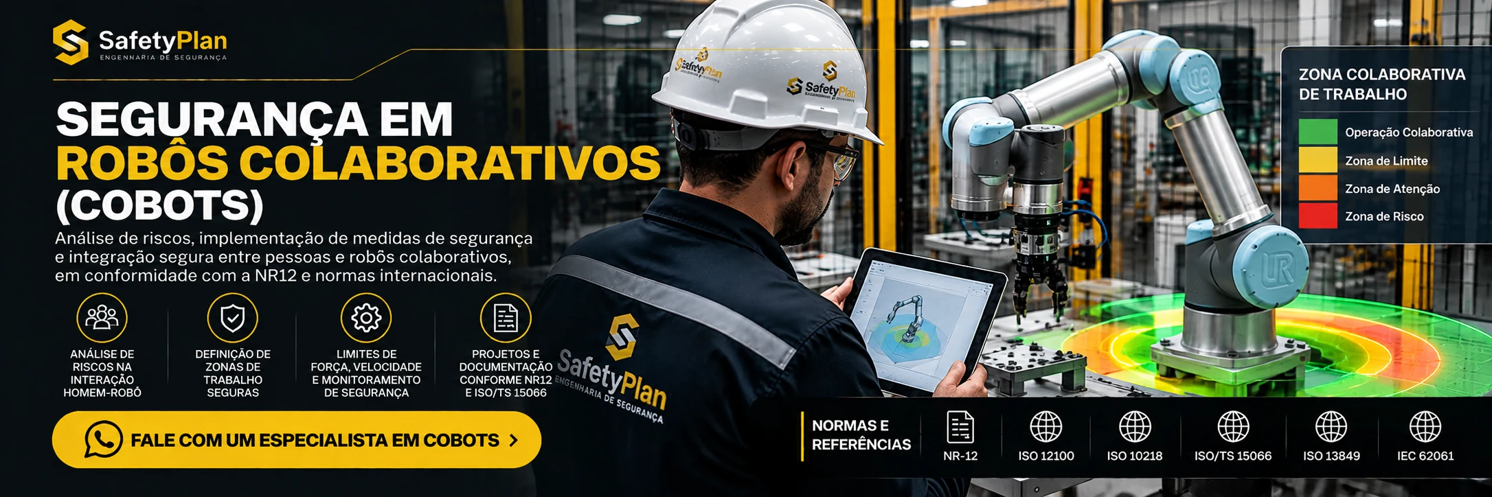 Segurança em Robôs Colaborativos — Cobots