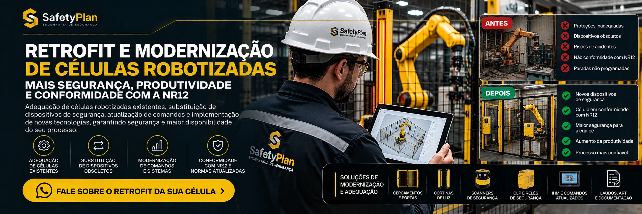 Retrofit e Modernização de Células Robotizadas
